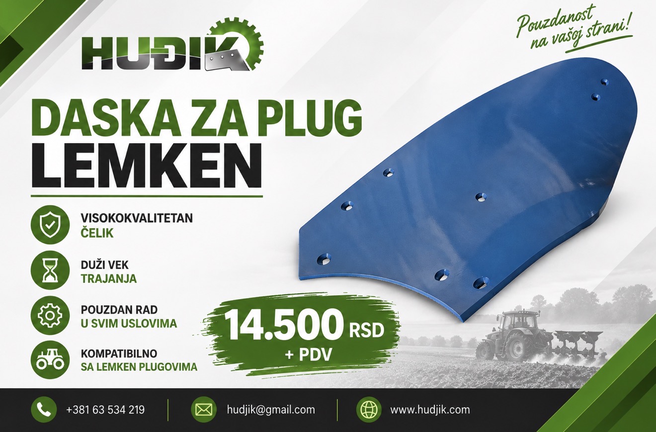 Akcija: Daska za Lemken plug
